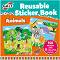 Galt:  -       : Animals - reusable sticker book -  