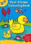 Galt: Моята първа книжка за оцветяване със стикери First Sticker Colouring Book - 